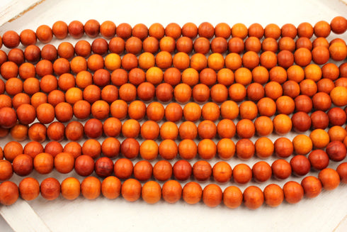 Redwood Beads, 10mm, Round